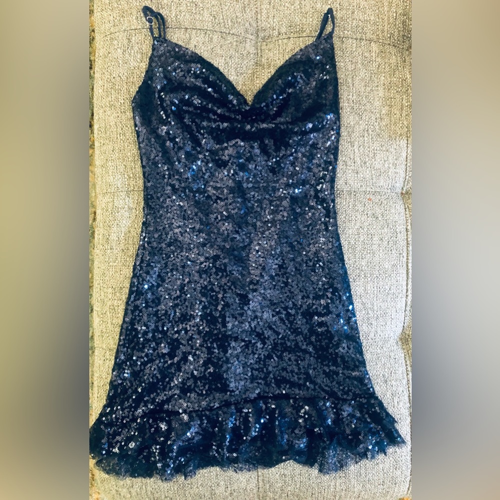 Homecoming dress-Lucy in the Sky Navy Dress XS